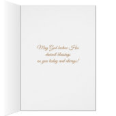 Catholic  Wedding Engagement Virgin Mary Joseph Cards (Inside (Right))