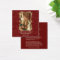 Catholic Wedding Favor Holy Card Damask Maroon