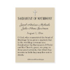 Catholic Wedding Favor Holy Family Holy Card
