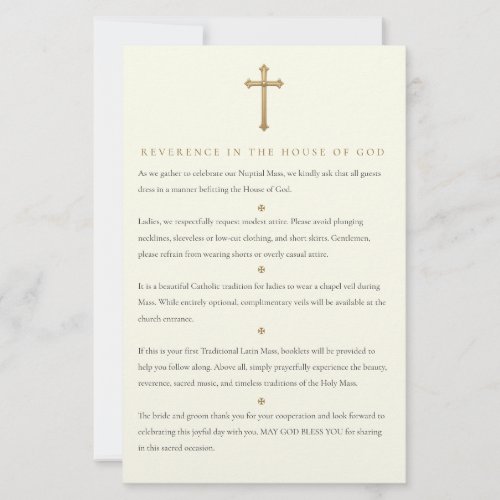 Catholic Wedding Guest Attire & Etiquette Stationery