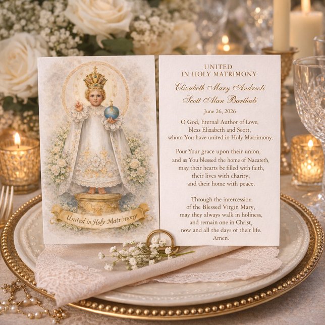 Catholic Wedding Prayer Card Betrothal  (Creator Uploaded)