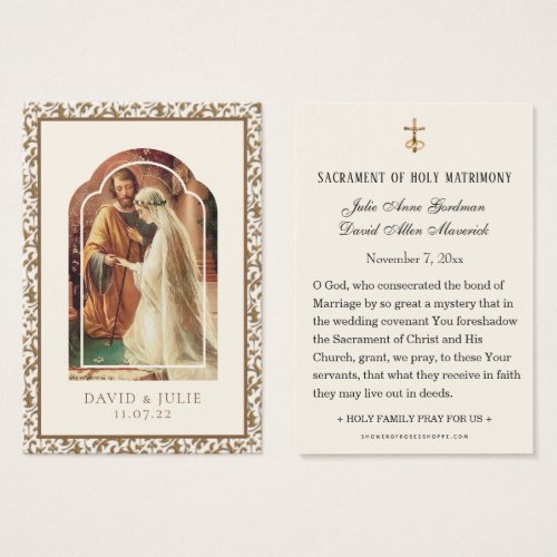 Catholic Wedding Prayer Espousal Virgin Mary