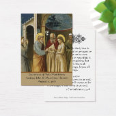 Catholic Wedding Prayer Favor Holy Card (Desk)