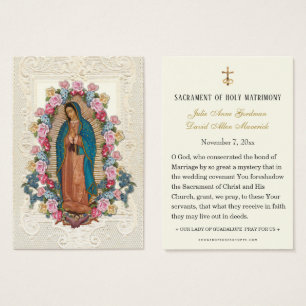 Catholic Wedding Prayer Guadalupe