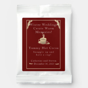Catholic Winter Wedding Favor Hot Chocolate Drink Hot Chocolate Drink Mix