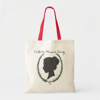 Catholic Women's Study logo tote Bag