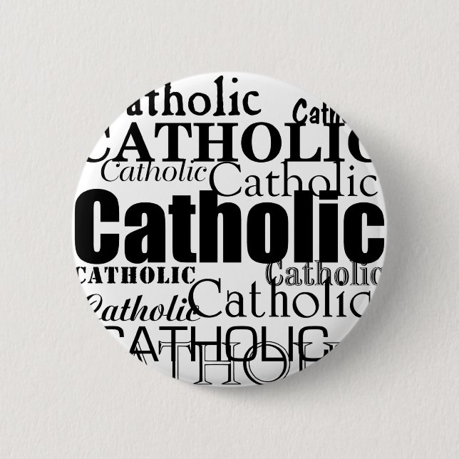 Catholic Word Button (Front)
