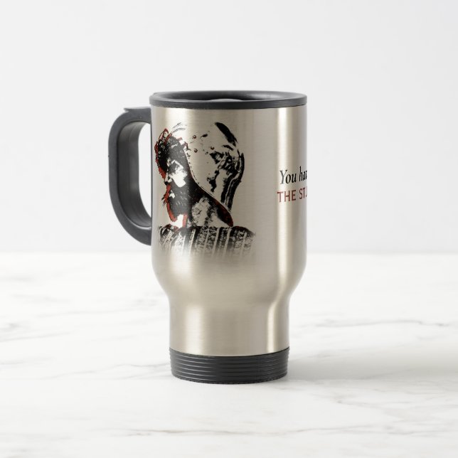 #CatholicHeroes Pelayo Thermist Travel Mug (Front Left)