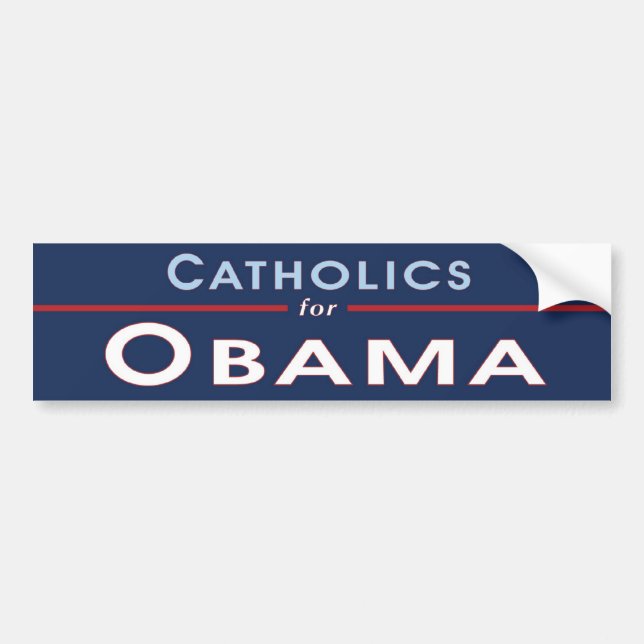 Catholics for Obama Bumper Sticker (Front)