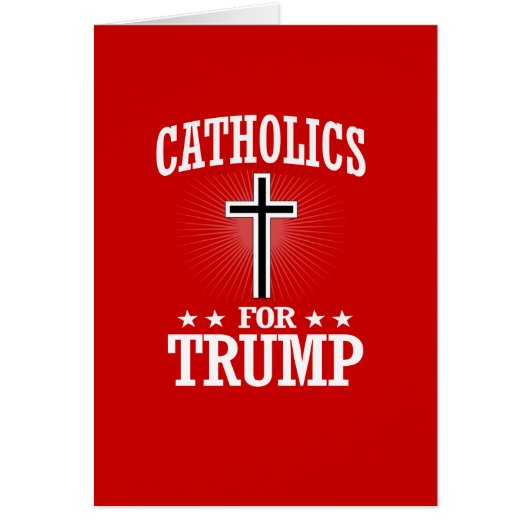 CATHOLICS FOR TRUMP CARDS (Front)