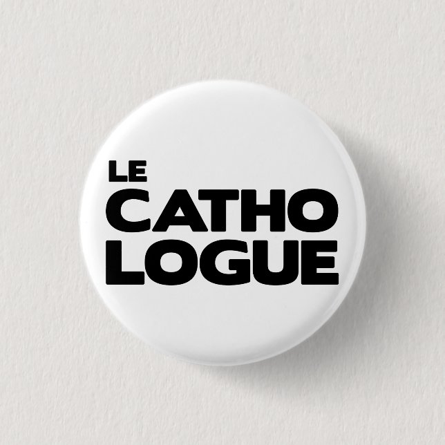 “Cathologue swipes in " Button (Front)