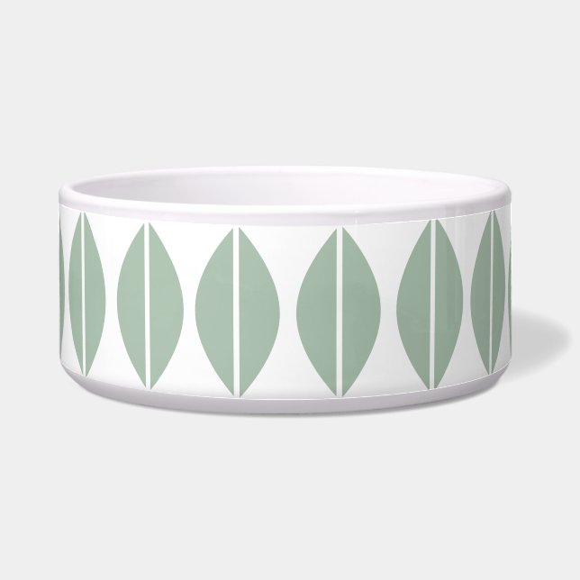 Cathrine Holm Lotus Inspired Cameo Green Pet Bowl (Front)