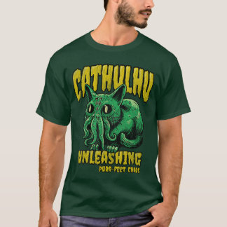 Cathulhu Cat Cthulhu Cosmic Horror boy T-Shirt