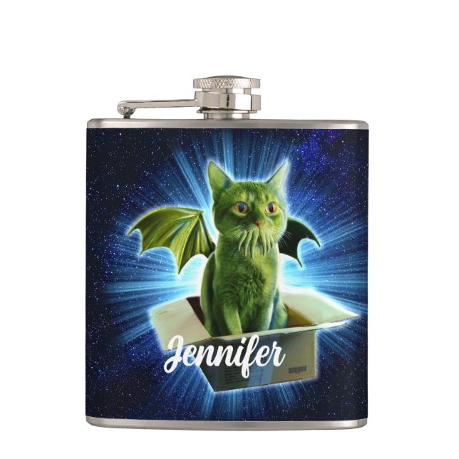 Cathulhu                                           flask (Front)