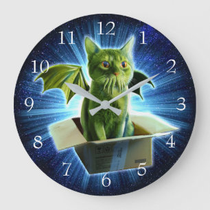 Cathulhu large clock