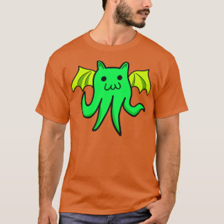 Cathulu Cute Kawaii Cthulhu Cat T-Shirt