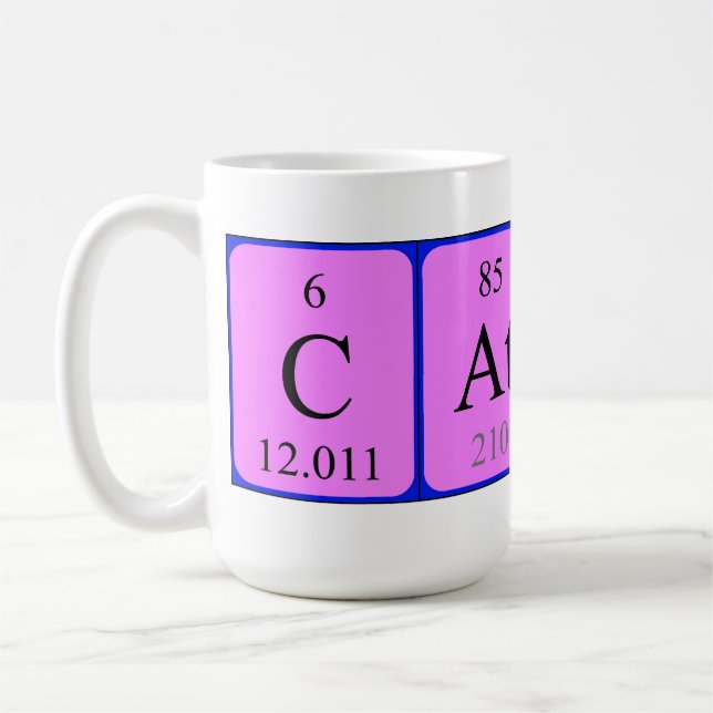 Cathy periodic table name mug (Left)