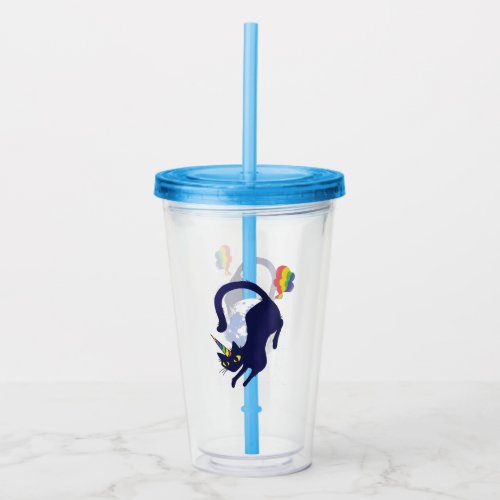 Caticorn Acrylic Tumbler