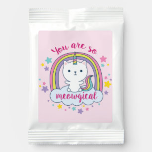 Caticorn Birthday Favor Lemonade Drink Mix