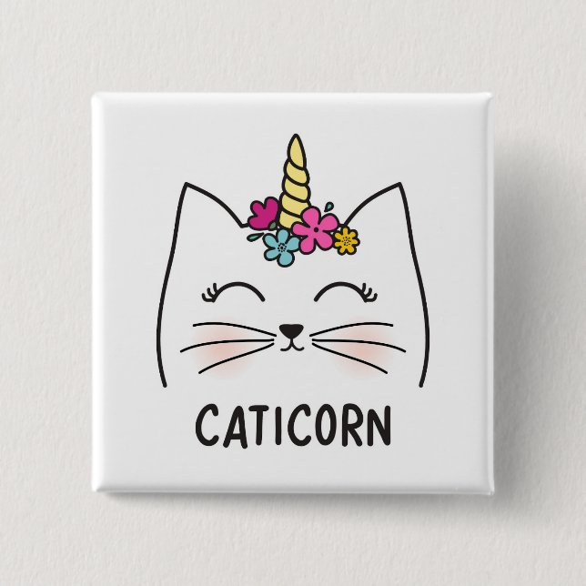 Caticorn Button (Front)