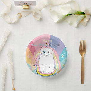 Caticorn Cat Meow-Gical Birthday Kid Paper bowl
