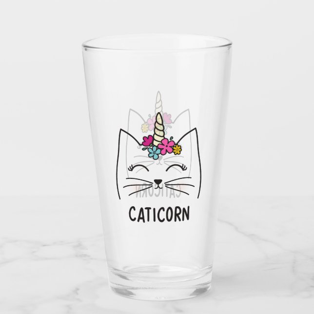 Caticorn Glass (Front)