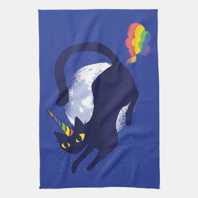 Caticorn Kitchen Towel (Vertical)