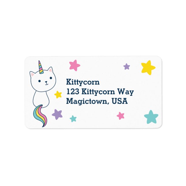 Caticorn | Label  | White (Front)