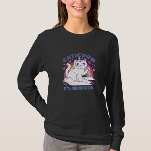 Caticorn   LGBTQ Pride Cat T_Shirt