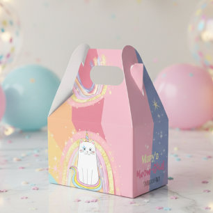 Caticorn Meow-Gical Birthday Gift Favor Box