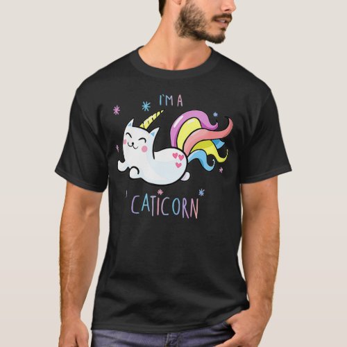 Caticorn Meowgical Rainbow  Cat Kittycorn T_Shirt