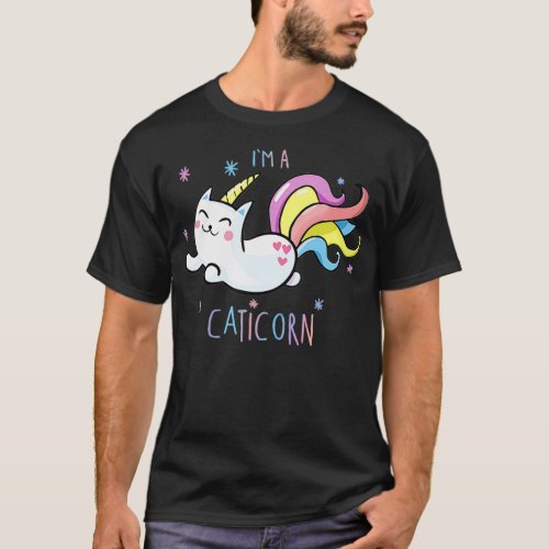 Caticorn Meowgical Rainbow  Cat Kittycorn Tee