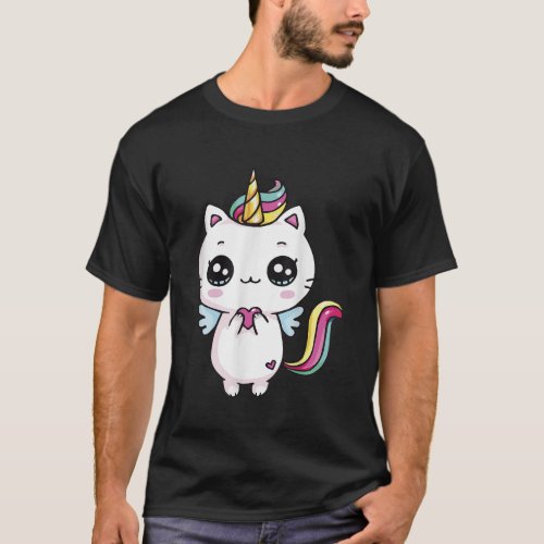 Caticorn Meowgical Rainbow Cat Kittycorn Unicorn T T_Shirt