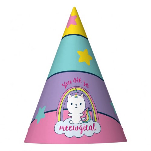 Caticorn  Party Hat  Meowgical