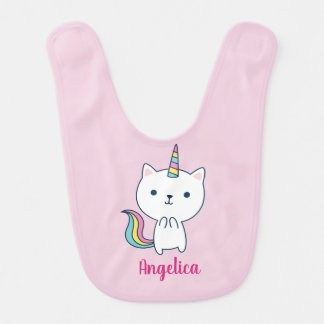 Caticorn | Personalized Baby Bib