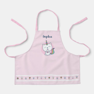 Caticorn   Pink    Apron