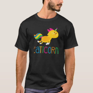 Caticorn Rainbow Meowgical Cat Unicorn Kittycorn T-Shirt