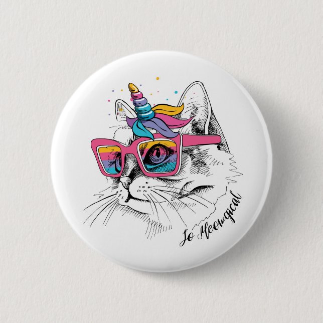 Caticorn | So Meowgical Button (Front)