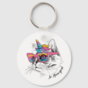 Caticorn So Meowgical Keychain
