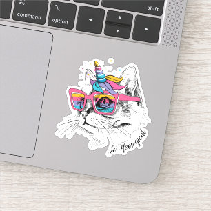 Caticorn   So Meowgical Sticker