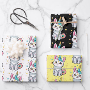 Caticorn Wrapping Paper Sheets