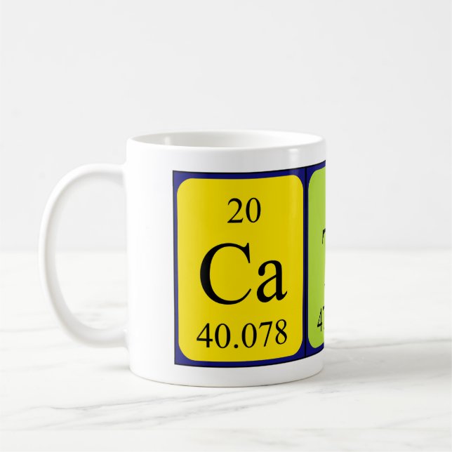 Catina periodic table name mug (Left)
