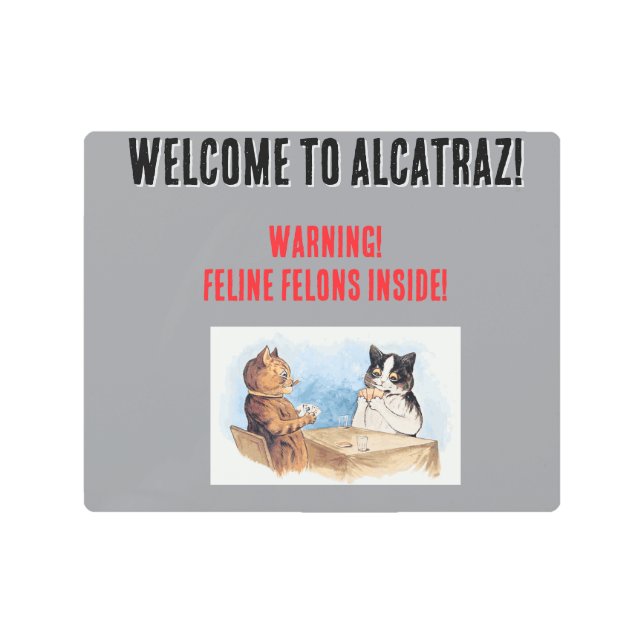 Catio sign - Funny sign for your catio! (Front)