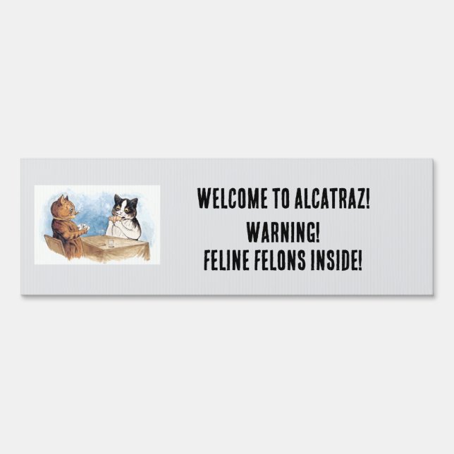 Catio sign - Funny sign for your catio! (Front)