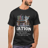 Cation Cat i on Feline Cat Chemistry Science Exper T-Shirt