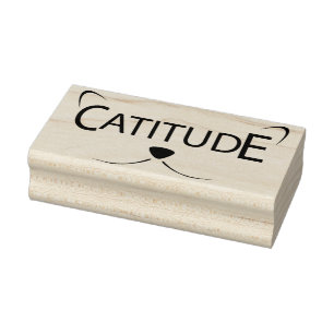 catitude art stamp