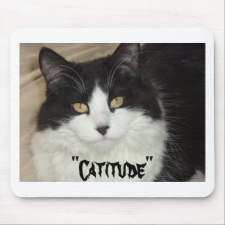 Catitude Cat with an Attitude Mouse Pad