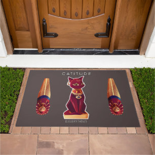 CATITUDE is everything Doormat