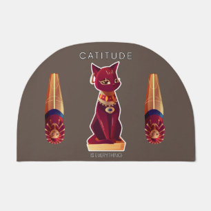 CATITUDE is everything Doormat