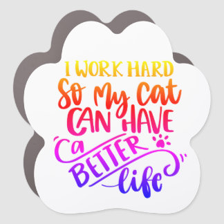 Catlover car magnet